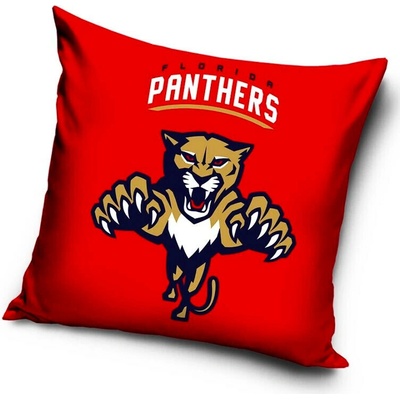 TipTrade Velurový Polštář NHL Color Florida Panthers 40x40