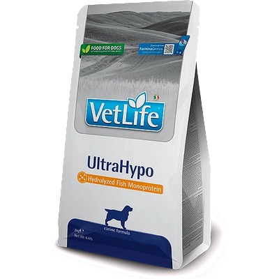 Farmina Vet Life UltraHypo - специализирана храна за кучета, предназначена за хранителни алергии и непоносимости