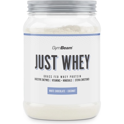GymBeam Just Whey Grass-Fed Protein 500 g бял шоколад с кокос