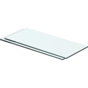 vidaXL Рафтове, 2 бр, панели прозрачно стъкло, 40x12 см (3051552)