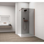 POLYSAN Esca - Душ стена Walk-In 90x210 см, Antidrop, опушено стъкло/матова мед ES1290-09 (ES1290-09)