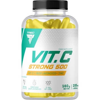 Image 1 of Trec Nutrition Vit. C Strong 500 | Vitamin C 500 mg [200 капсули]