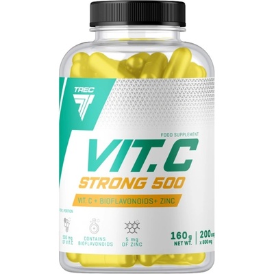 Trec Nutrition Vit. C Strong 500 | Vitamin C 500 mg [200 капсули]