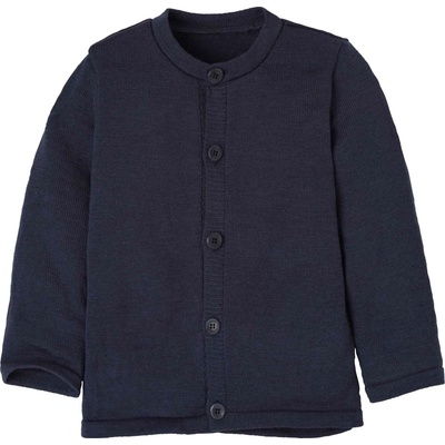 disana Детско вълнено яке disana Kid's Strick-Jacke Cardigan - Indigo - размер 86/92 (EU) (703-6088-0411)