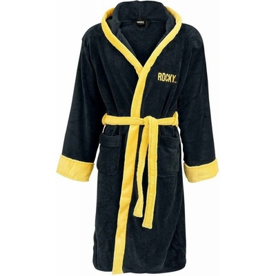 Curepink pánský fleece župan Rocky Italian Stallion Italský Hřebec černý
