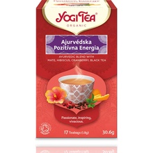 Yogi Tea čaj Pozitívna Energia Brusnice Ibištek 17 n.s.