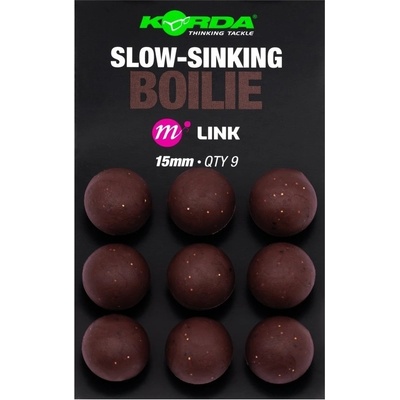 Korda Plastic Wafter Slow-Sinking Boilies Link 15mm 9ks
