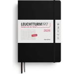 Leuchtturm1917 372780 Daily Calendar Dotted Medium (A5) 2026, Black, English (372780)