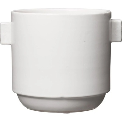 Wikholmform Kameninový květináč RACHEL 14cm bílý