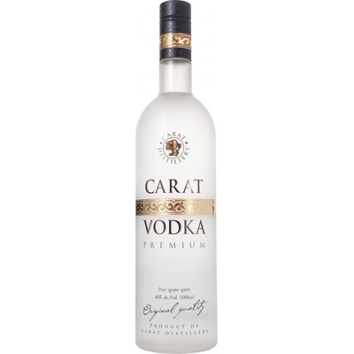 CARAT VODKA PREMIUM 40% 1 l (čistá fľaša)