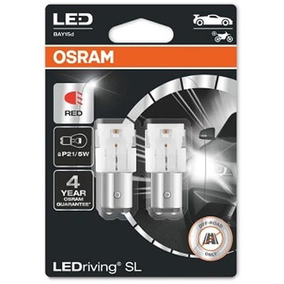 OSRAM Крушка osram led p21/5w, 12v, 1.4w, 2 броя
