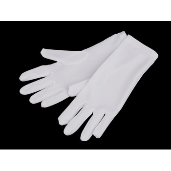 Společenské rukavice dámské bílá