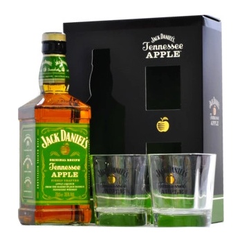 Jack Daniel's Apple 35% 0,7 l (darčekové balenie 2 poháre)