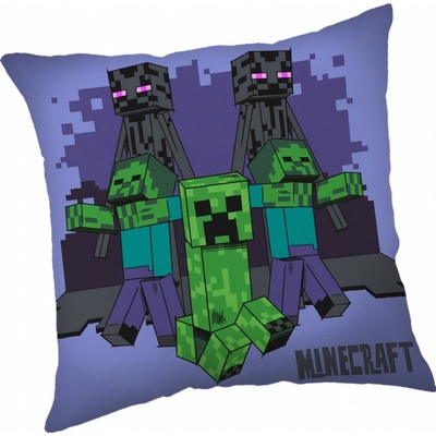 Jerry Fabrics Polštář Minecraft Mobs coming for you 40x40 – Zbozi.Blesk.cz