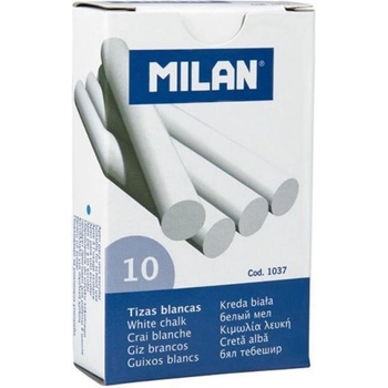 Тебешир Милан бял 10бр