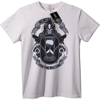 NOONEBRAND Тениска Memento Mori Skull - 2XL, Black