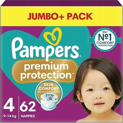 Pampers Premium Protection 4 62 ks
