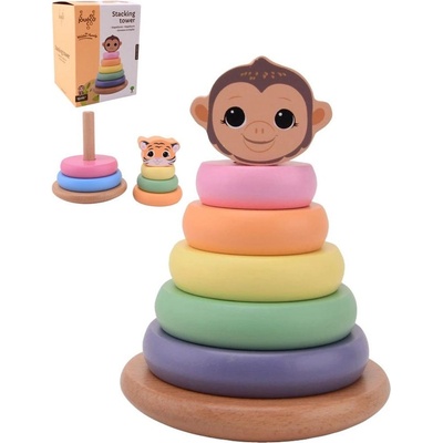 Jouéco the Wildies Family stohovací věž Monkey