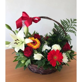 Image 1 of КОШНИЦА МИКС ГЕРБЕР ЛИЛИУМ