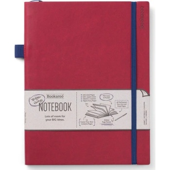 That company called if Bookaroo Bigger Things Notebook Journal - Dark Red