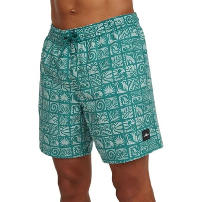 O'Neill Бански гащета O´neill Print 16´´ swimming shorts - Green (Blue Bricks)