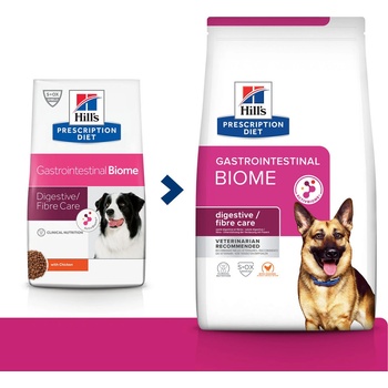 Hill's Prescription Diet Gastrointestinal Biome Starostlivosť o zažívanie pre psov 2 x 10 kg