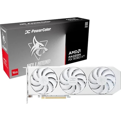 PowerColor Radeon RX 9060 XT Hellhound White 16GB GDDR6 128bit (RX9060XT 16G-L/OC/WHITE)