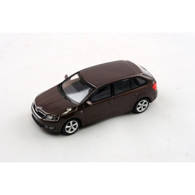 Abrex škoda Rapid Spaceback hnědá 1:43
