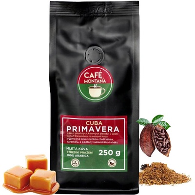 Café Montaña Cuba Primavera mletá káva Turecká káva 0,5 kg
