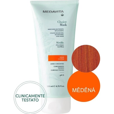 Medavita Choice barvící maska měděná 200 ml
