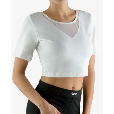Gina top tričko šité jednobarevné 97011P bílá