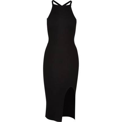 Urban Classics Плетена рокля черно, размер XL