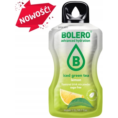 Bolero Iced Green Tea Lemon so stéviou 8 g
