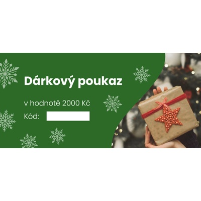 Poukaz v hodnotě 2000 Kč