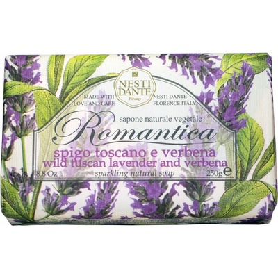 Nesti Dante Romantica mydlo Natural Soap Wild Tuscan Lavender & Verbena 250 g