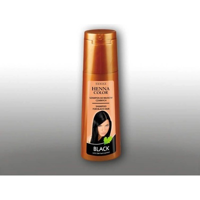 ​Henna color Shampoo henna šampón y na farbené vlasy Black henna šampón na čierne a tmavé vlasy 250 ml