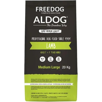 Aldog Adult Medium & Maxi Lamb 20 kg