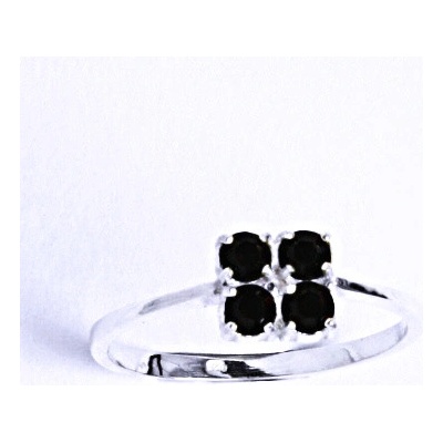 Čištín Stříbrný s krystalem Swarovski granát T 1324