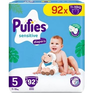 pufies Sensitive пелени 5 - 92 броя