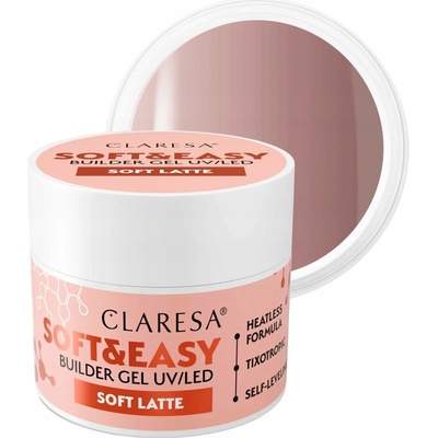 Eranti Claresa Soft Easy stavebný gél soft latte 45g