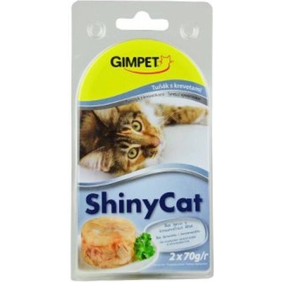 Gimborn GimCat ShinyCat tuniak a krevety 2 x 70 g