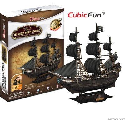 Cubicfun 3D Puzzle Queen Anne's Revenge Veliero 155 ks