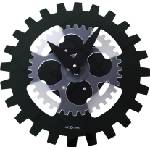 NeXtime Стенен часовник Moving Gears черен (3241ZW)