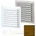 VENTS РЕШЕТКА МЕТАЛНА mvm 200s КАФЯВА