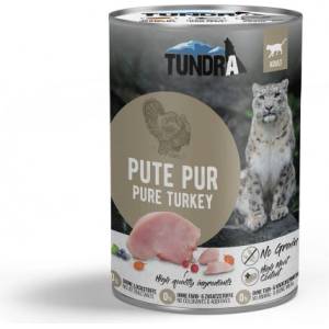 TUNDRA grain free - консерва за котки с чисто пуешко месо, БЕЗ ЗЪРНО, 400 гр, Германия - 714ve