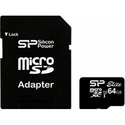 Silicon Power MicroSDXC Class 10 64 GB SP064GBSTXBU1V10-SP