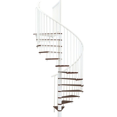 Minka STAIRS Kombinované točité schodiště Switch ořech/bílá pr. 160 cm