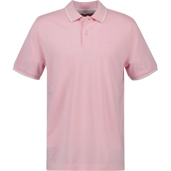 Gant Блуза с яка Gant Tipped Pique Polo Shirt - California Pink