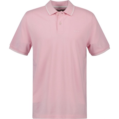 Gant Блуза с яка Gant Tipped Pique Polo Shirt - California Pink