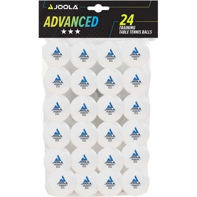 JOOLA Топчета за тенис на маса JOOLA Advanced Training, 24бр, бели